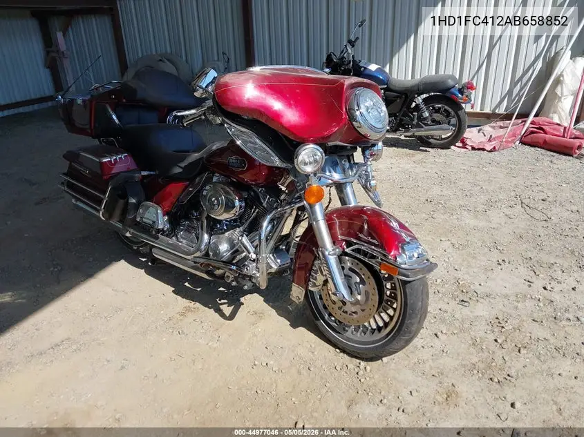 2010 Harley-Davidson Flhtcu VIN: 1HD1FC412AB658852 Lot: 44977046