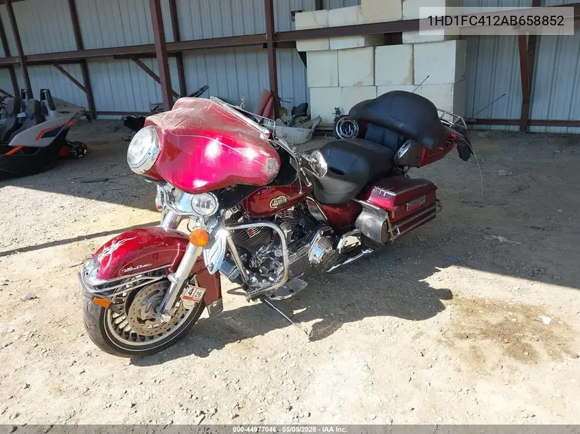 2010 Harley-Davidson Flhtcu VIN: 1HD1FC412AB658852 Lot: 44977046