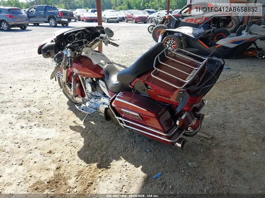 2010 Harley-Davidson Flhtcu VIN: 1HD1FC412AB658852 Lot: 44977046