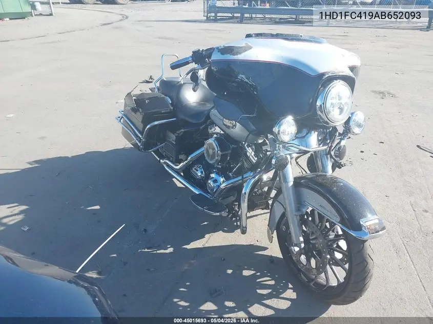 2010 Harley-Davidson Flhtcu VIN: 1HD1FC419AB652093 Lot: 45015693