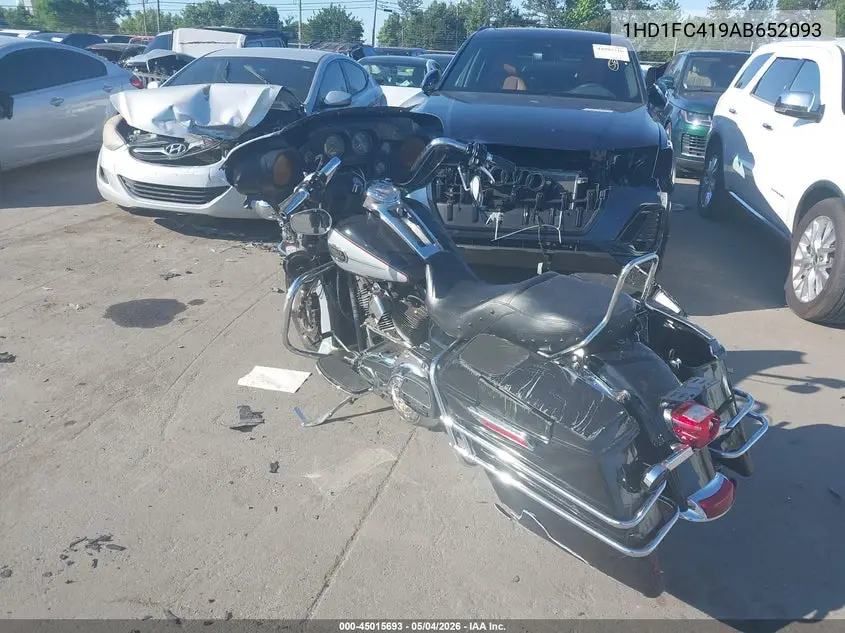 2010 Harley-Davidson Flhtcu VIN: 1HD1FC419AB652093 Lot: 45015693