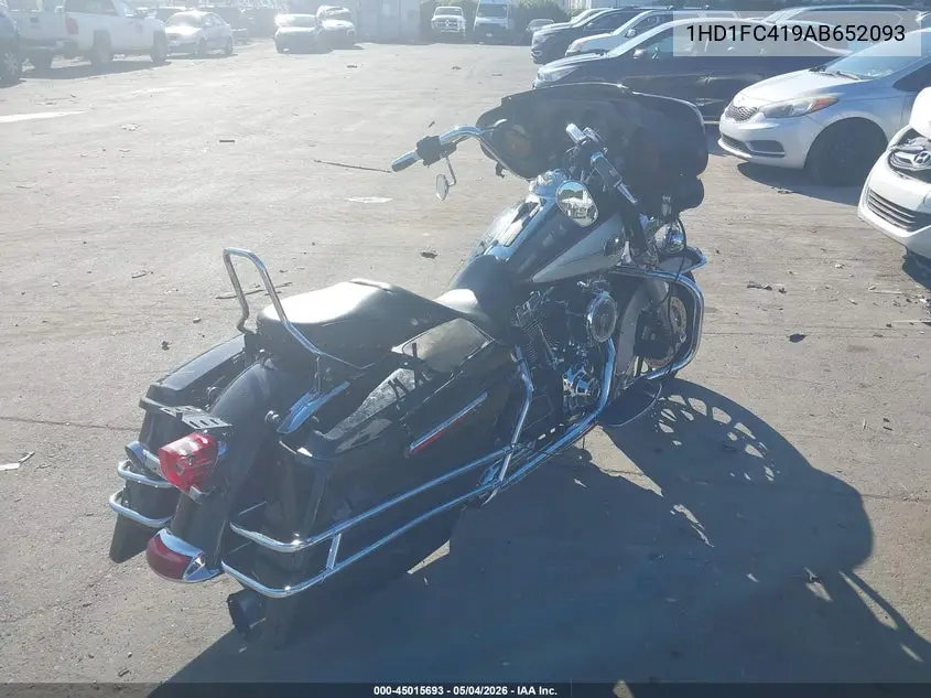 2010 Harley-Davidson Flhtcu VIN: 1HD1FC419AB652093 Lot: 45015693