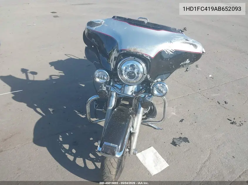 2010 Harley-Davidson Flhtcu VIN: 1HD1FC419AB652093 Lot: 45015693