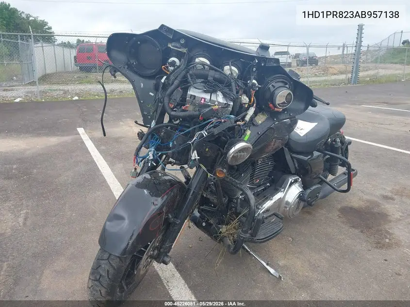 2010 Harley-Davidson Flhtcuse5 Blk VIN: 1HD1PR823AB957138 Lot: 45226081