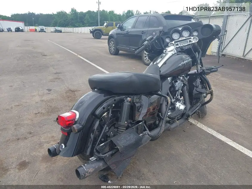2010 Harley-Davidson Flhtcuse5 Blk VIN: 1HD1PR823AB957138 Lot: 45226081
