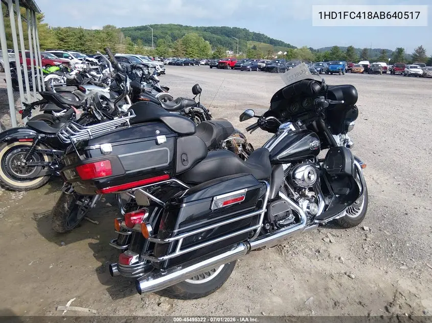 2010 Harley-Davidson Flhtcu VIN: 1HD1FC418AB640517 Lot: 45495322