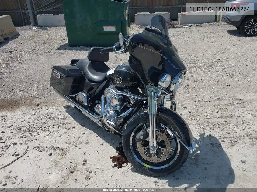 2010 Harley-Davidson Flhtcu VIN: 1HD1FC418AB667264 Lot: 45500842