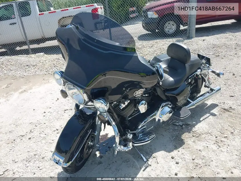 2010 Harley-Davidson Flhtcu VIN: 1HD1FC418AB667264 Lot: 45500842