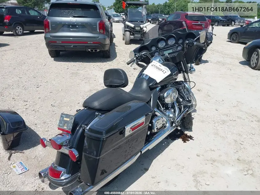 2010 Harley-Davidson Flhtcu VIN: 1HD1FC418AB667264 Lot: 45500842