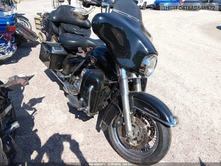 2010 Harley-Davidson Flhtcu VIN: 1HD1FC416AB648972 Lot: 45500871