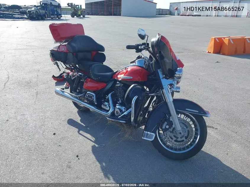 2010 Harley-Davidson Flhtk VIN: 1HD1KEM15AB665267 Lot: 45535170