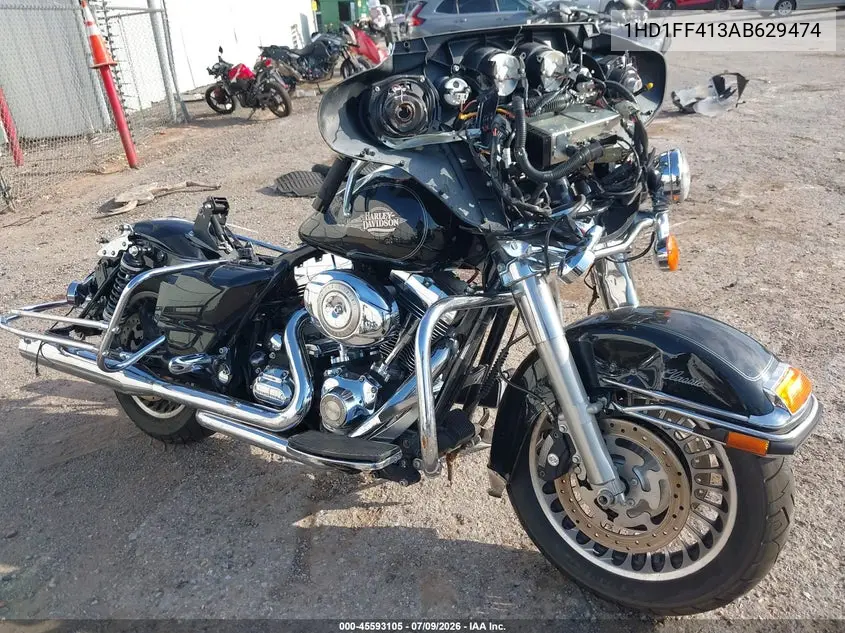 2010 Harley-Davidson Flhtc VIN: 1HD1FF413AB629474 Lot: 45593105