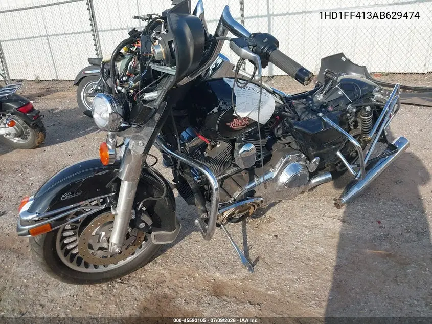 2010 Harley-Davidson Flhtc VIN: 1HD1FF413AB629474 Lot: 45593105