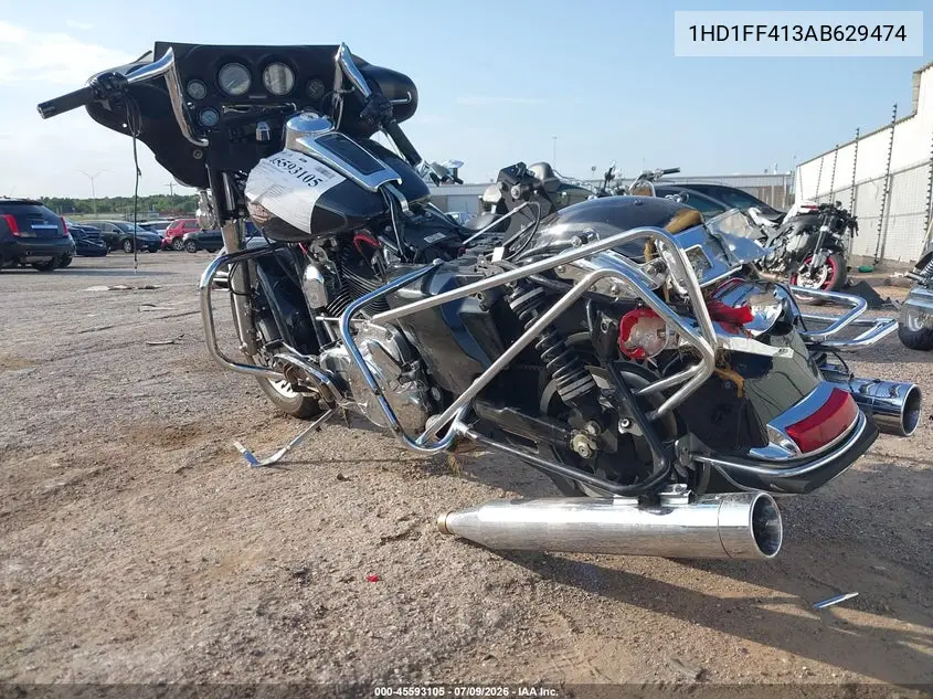 2010 Harley-Davidson Flhtc VIN: 1HD1FF413AB629474 Lot: 45593105
