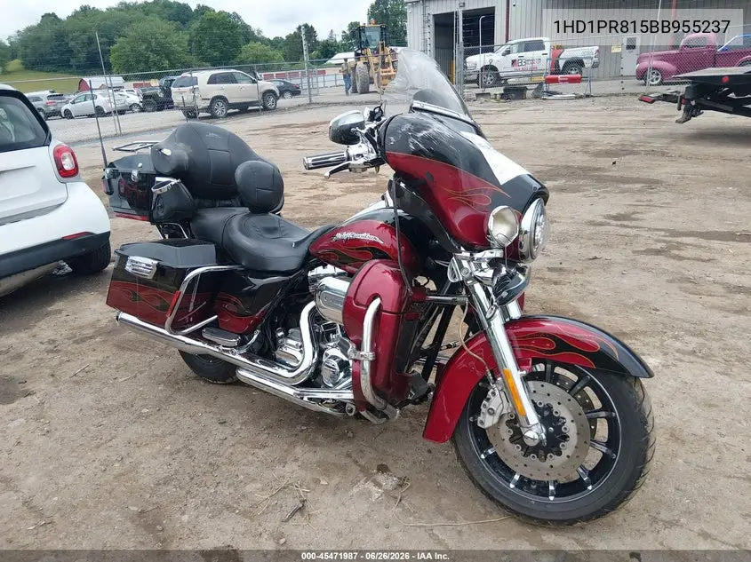 2011 Harley-Davidson Flhtcuse6 VIN: 1HD1PR815BB955237 Lot: 45471987