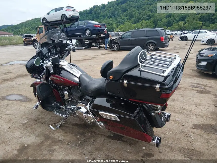 2011 Harley-Davidson Flhtcuse6 VIN: 1HD1PR815BB955237 Lot: 45471987