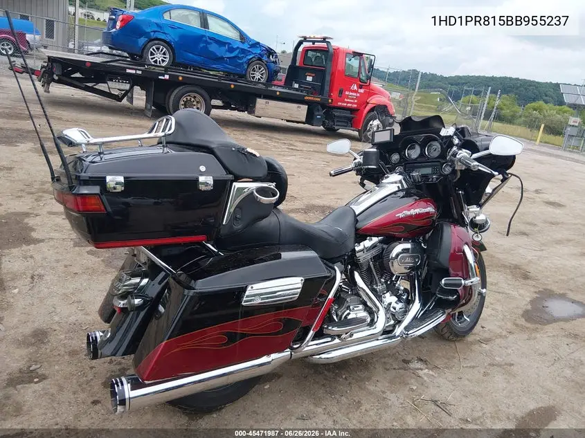 2011 Harley-Davidson Flhtcuse6 VIN: 1HD1PR815BB955237 Lot: 45471987