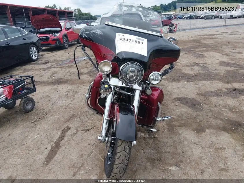 2011 Harley-Davidson Flhtcuse6 VIN: 1HD1PR815BB955237 Lot: 45471987