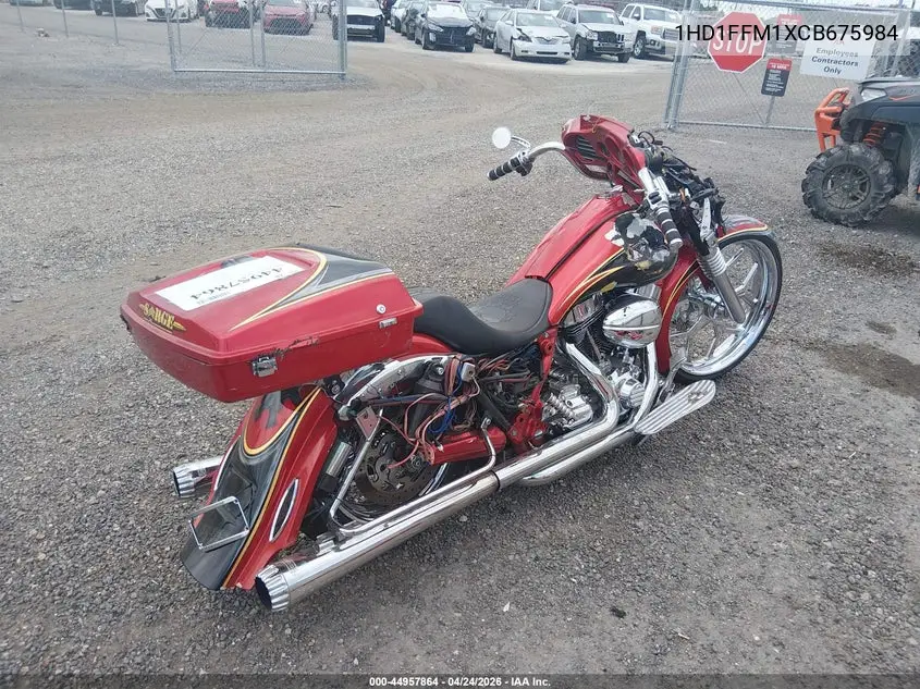 2012 Harley-Davidson Flhtc Electra Glide Classic VIN: 1HD1FFM1XCB675984 Lot: 44957864