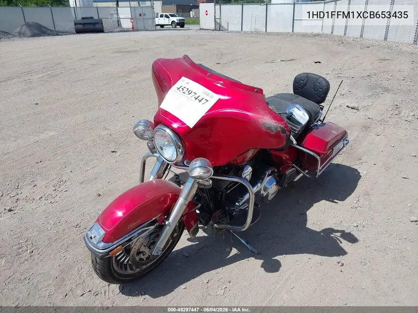 2012 Harley-Davidson Flhtc Electra Glide Classic VIN: 1HD1FFM1XCB653435 Lot: 45297447