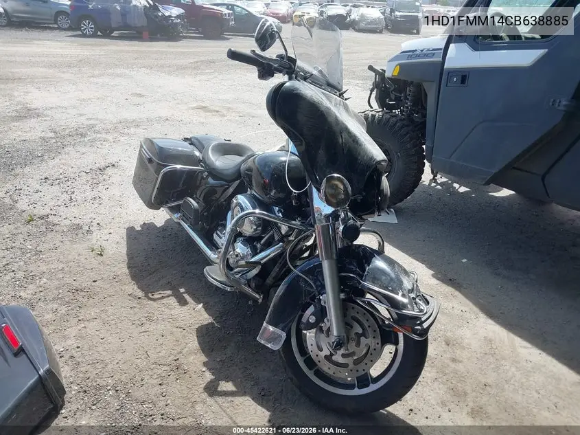 2012 Harley-Davidson Flhtp Police Electra Glide VIN: 1HD1FMM14CB638885 Lot: 45422621
