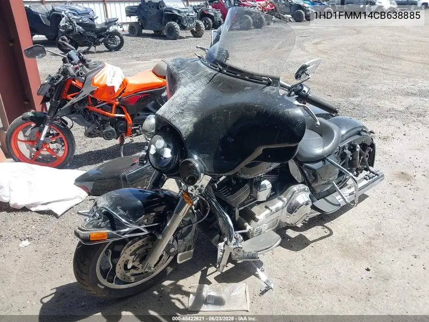 2012 Harley-Davidson Flhtp Police Electra Glide VIN: 1HD1FMM14CB638885 Lot: 45422621