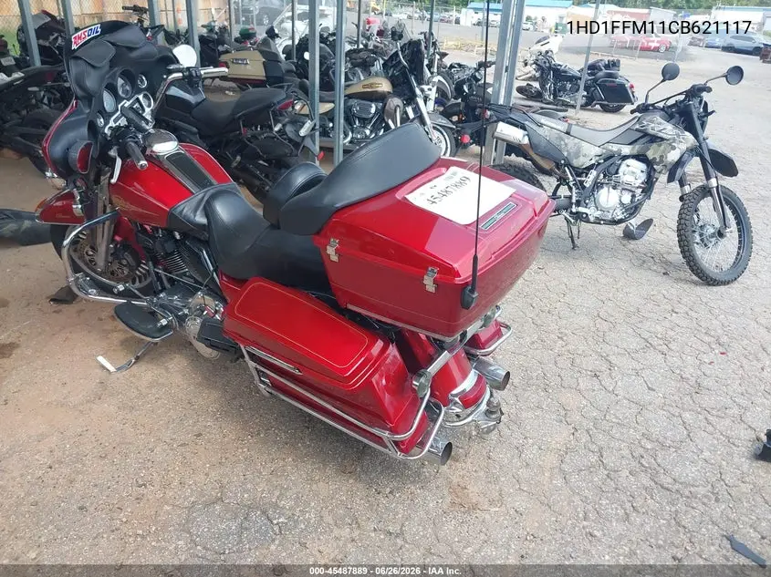 2012 Harley-Davidson Flhtc Electra Glide Classic VIN: 1HD1FFM11CB621117 Lot: 45487889