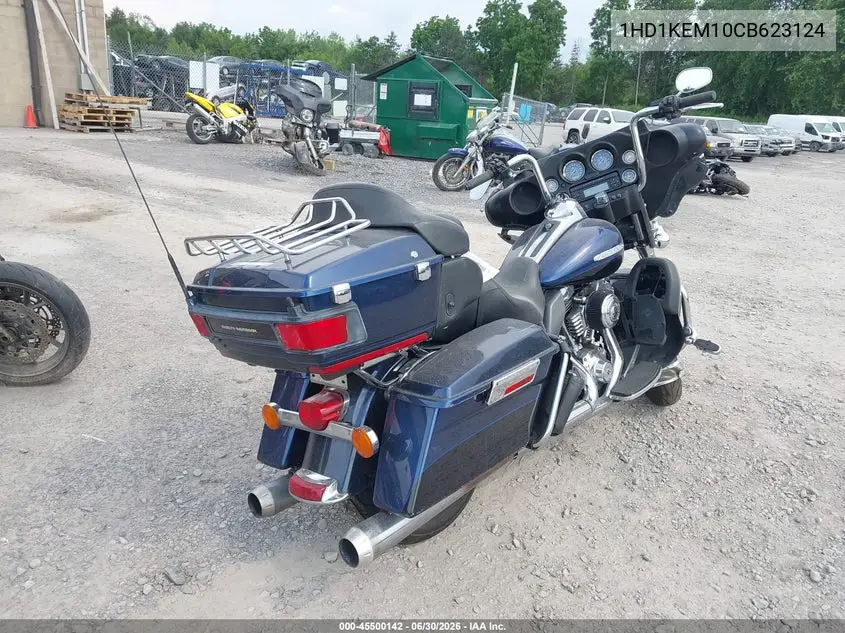 2012 Harley-Davidson Flhtk Electra Glide Ultra Ltd VIN: 1HD1KEM10CB623124 Lot: 45500142