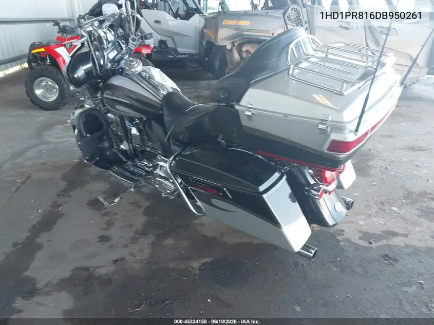 2013 Harley-Davidson Flhtcuse Cvo Ultra Cls Electra Gld VIN: 1HD1PR816DB950261 Lot: 45334158