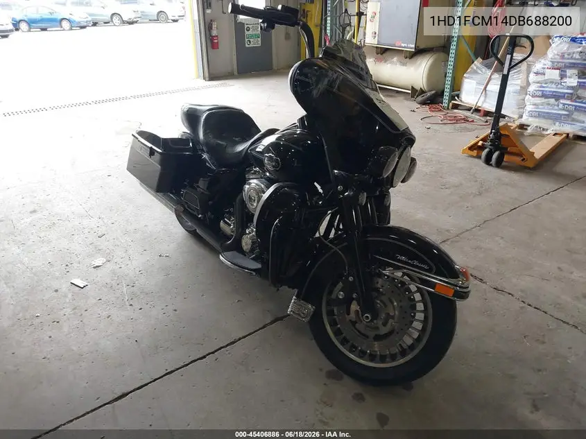 2013 Harley-Davidson Flhtcu Ultra Classic Electra Gld VIN: 1HD1FCM14DB688200 Lot: 45406886