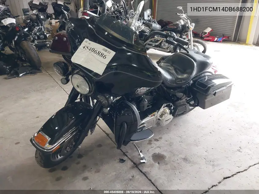 2013 Harley-Davidson Flhtcu Ultra Classic Electra Gld VIN: 1HD1FCM14DB688200 Lot: 45406886
