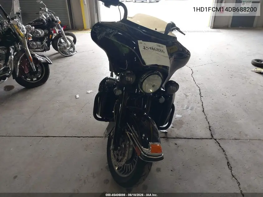 2013 Harley-Davidson Flhtcu Ultra Classic Electra Gld VIN: 1HD1FCM14DB688200 Lot: 45406886