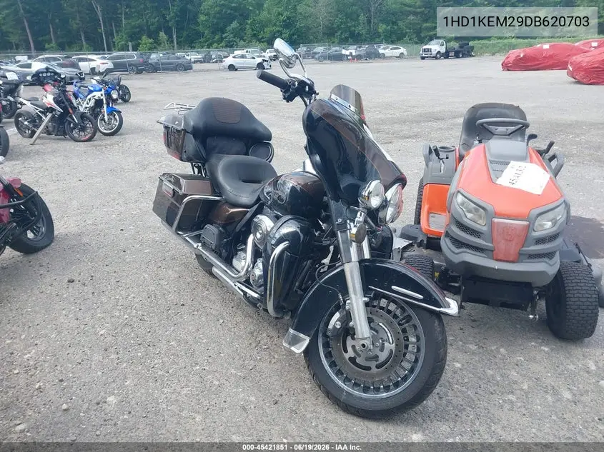 2013 Harley-Davidson Flhtk Electra Glide Ult Ltd/Ann VIN: 1HD1KEM29DB620703 Lot: 45421851