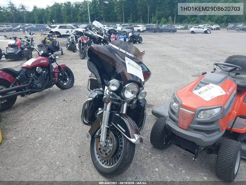 2013 Harley-Davidson Flhtk Electra Glide Ult Ltd/Ann VIN: 1HD1KEM29DB620703 Lot: 45421851