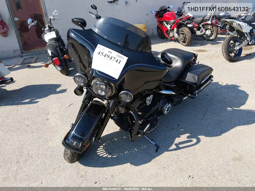 2013 Harley-Davidson Flhtc Electra Glide Classic VIN: 1HD1FFM16DB643132 Lot: 45494741