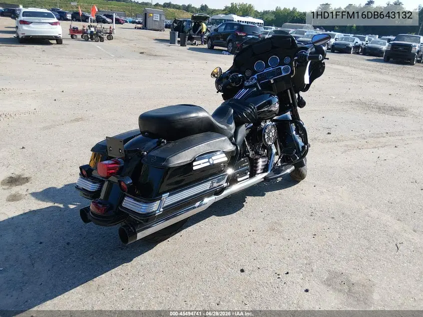 2013 Harley-Davidson Flhtc Electra Glide Classic VIN: 1HD1FFM16DB643132 Lot: 45494741