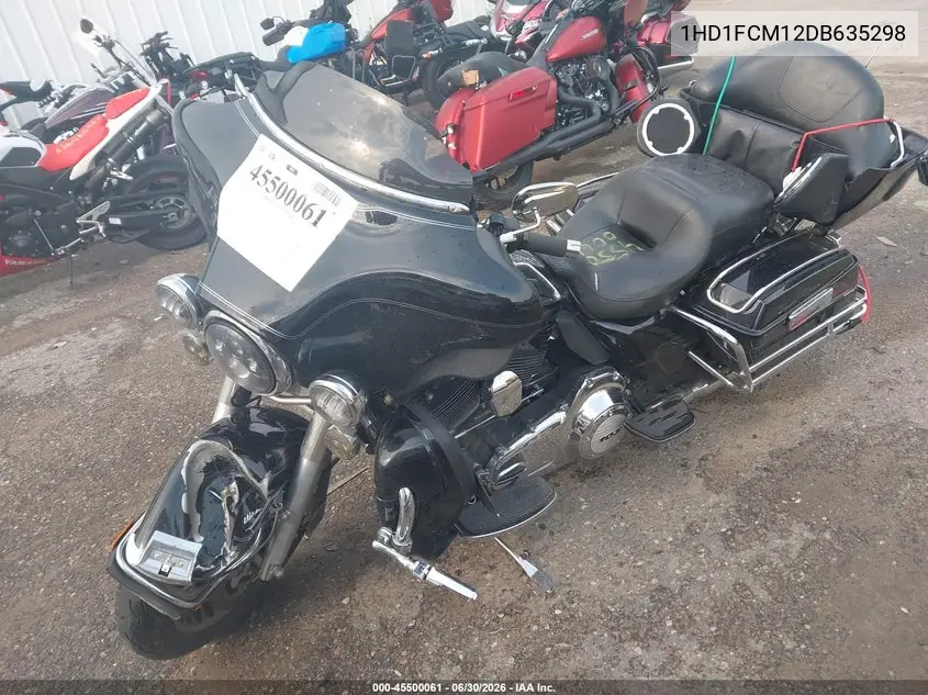 2013 Harley-Davidson Flhtcu Ultra Classic Electra Gld VIN: 1HD1FCM12DB635298 Lot: 45500061