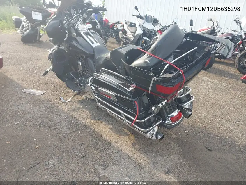 2013 Harley-Davidson Flhtcu Ultra Classic Electra Gld VIN: 1HD1FCM12DB635298 Lot: 45500061