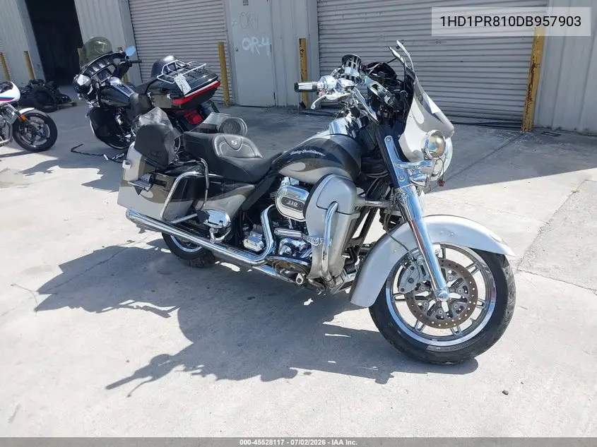 2013 Harley-Davidson Flhtcuse Cvo Ultra Cls Electra Gld VIN: 1HD1PR810DB957903 Lot: 45528117