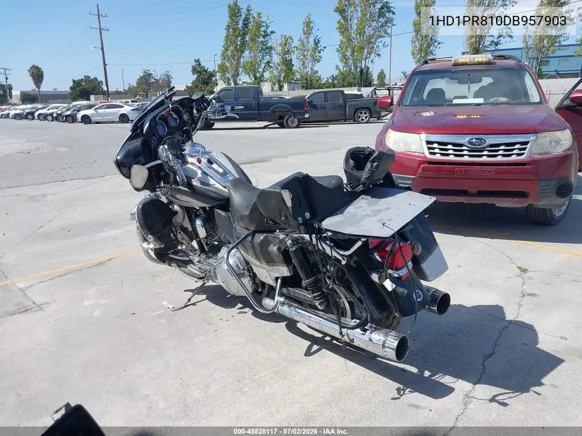 2013 Harley-Davidson Flhtcuse Cvo Ultra Cls Electra Gld VIN: 1HD1PR810DB957903 Lot: 45528117