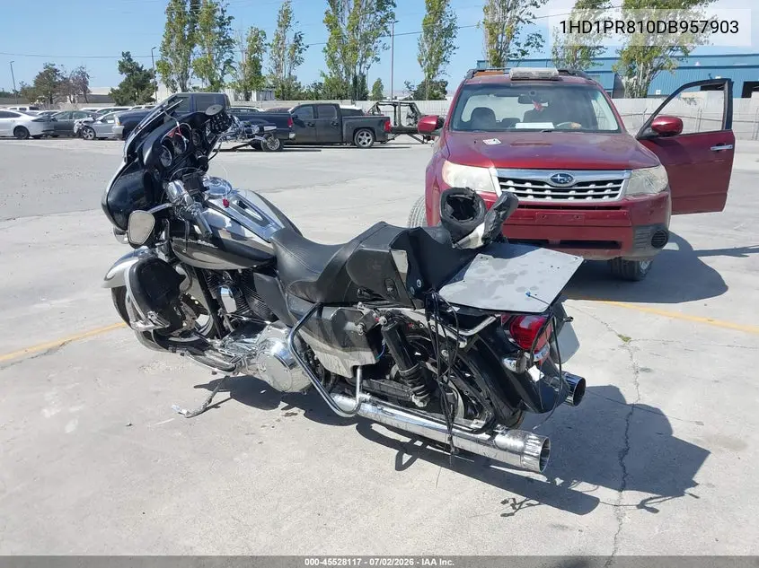 2013 Harley-Davidson Flhtcuse Cvo Ultra Cls Electra Gld VIN: 1HD1PR810DB957903 Lot: 45528117