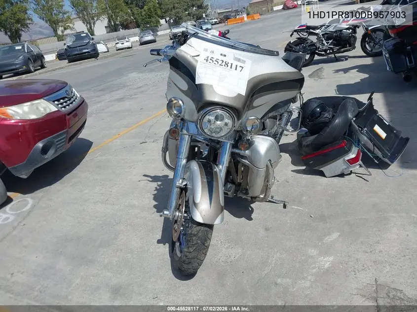 2013 Harley-Davidson Flhtcuse Cvo Ultra Cls Electra Gld VIN: 1HD1PR810DB957903 Lot: 45528117