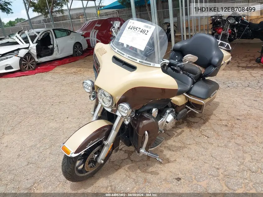 2014 Harley-Davidson Flhtk Electra Glide Ultra Ltd VIN: 1HD1KEL12EB708499 Lot: 44957402