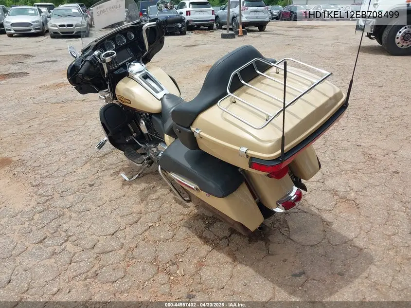 2014 Harley-Davidson Flhtk Electra Glide Ultra Ltd VIN: 1HD1KEL12EB708499 Lot: 44957402