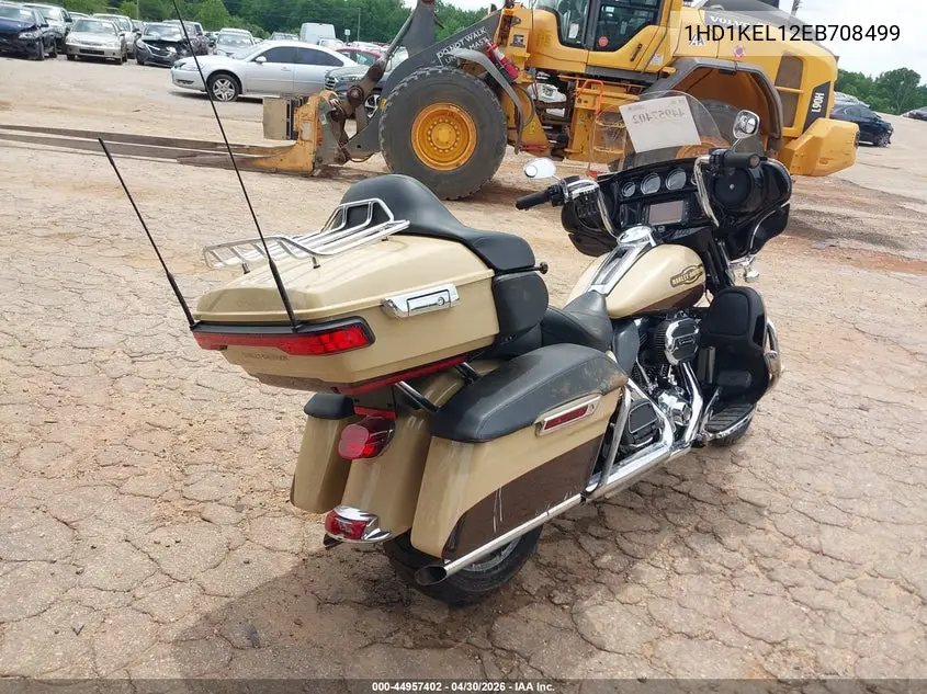 2014 Harley-Davidson Flhtk Electra Glide Ultra Ltd VIN: 1HD1KEL12EB708499 Lot: 44957402