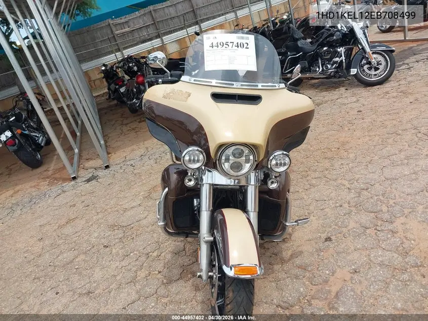 2014 Harley-Davidson Flhtk Electra Glide Ultra Ltd VIN: 1HD1KEL12EB708499 Lot: 44957402