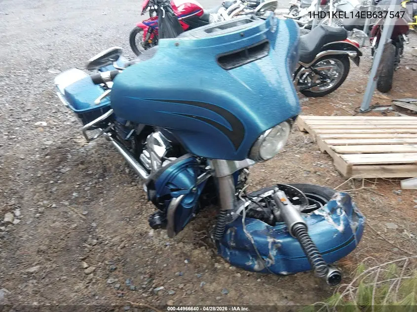 2014 Harley-Davidson Flhtk Electra Glide Ultra Ltd VIN: 1HD1KEL14EB637547 Lot: 44966640