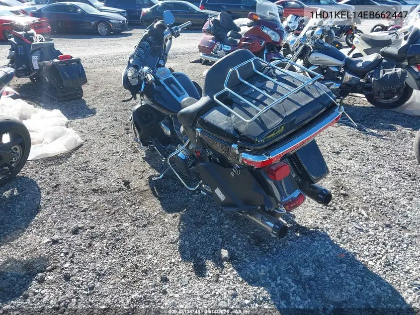 2014 Harley-Davidson Flhtk Electra Glide Ultra Ltd VIN: 1HD1KEL14EB662447 Lot: 45108748