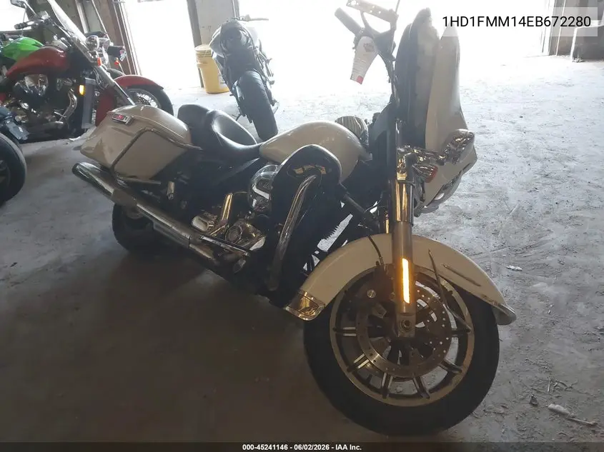 2014 Harley-Davidson Flhtp Police Electra Glide VIN: 1HD1FMM14EB672280 Lot: 45241146