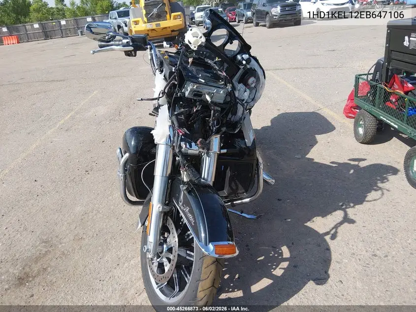 2014 Harley-Davidson Flhtk Electra Glide Ultra Ltd VIN: 1HD1KEL12EB647106 Lot: 45266873